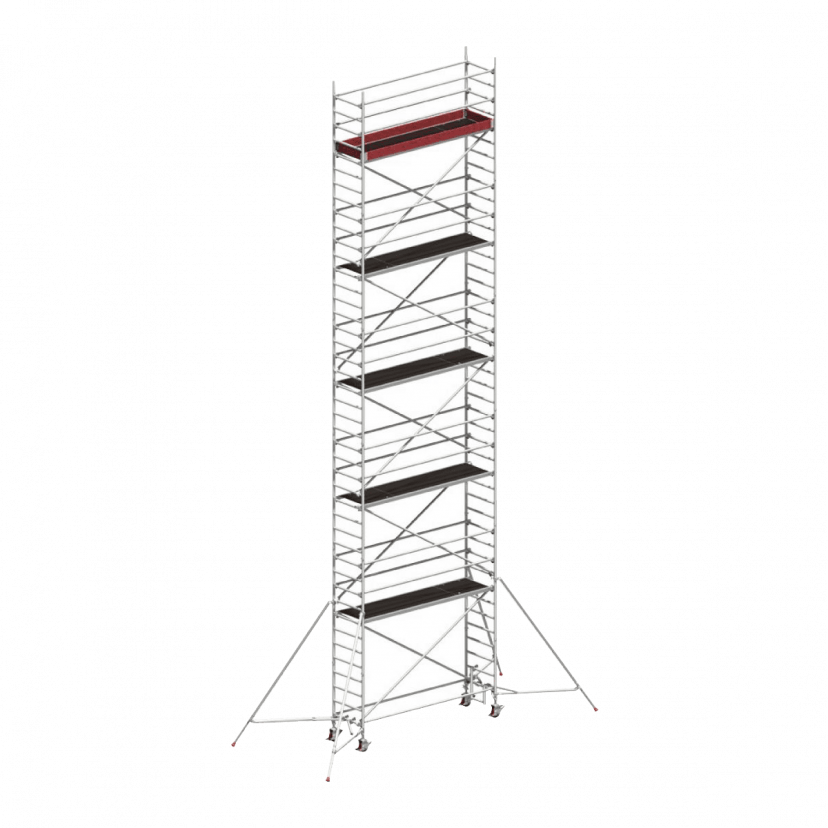 Andaime em alumínio torre estreito – 1,8 × 0,7 m – até 8 m