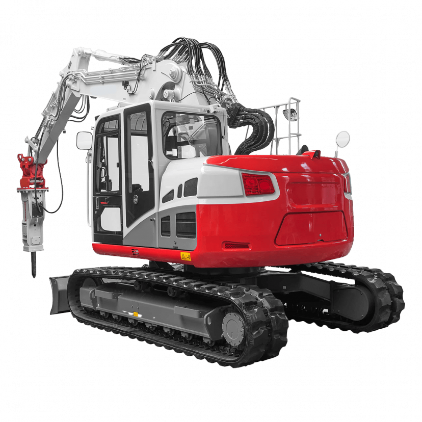 Mini-escavadora lagartas cabine – 15 t