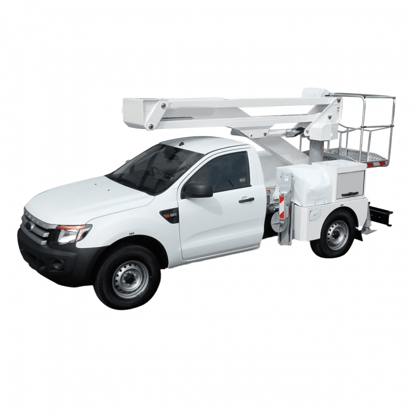 Plataforma elevatória sobre veículo diesel – 13 m