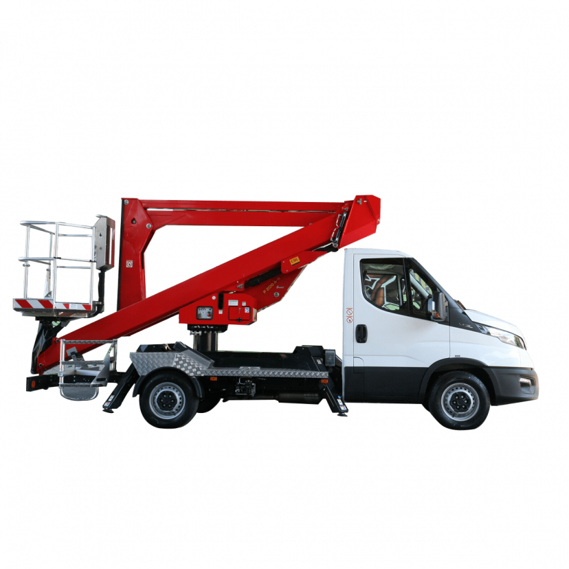 Plataforma elevatória sobre veículo diesel – 20 m