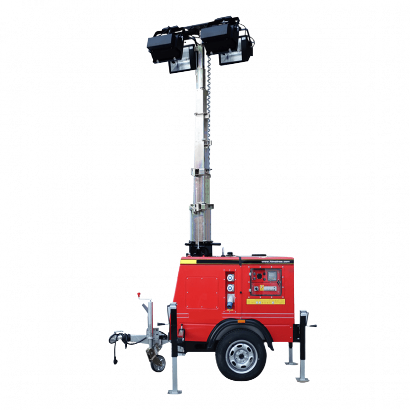 Torre de iluminação LED – 4 × 350 W