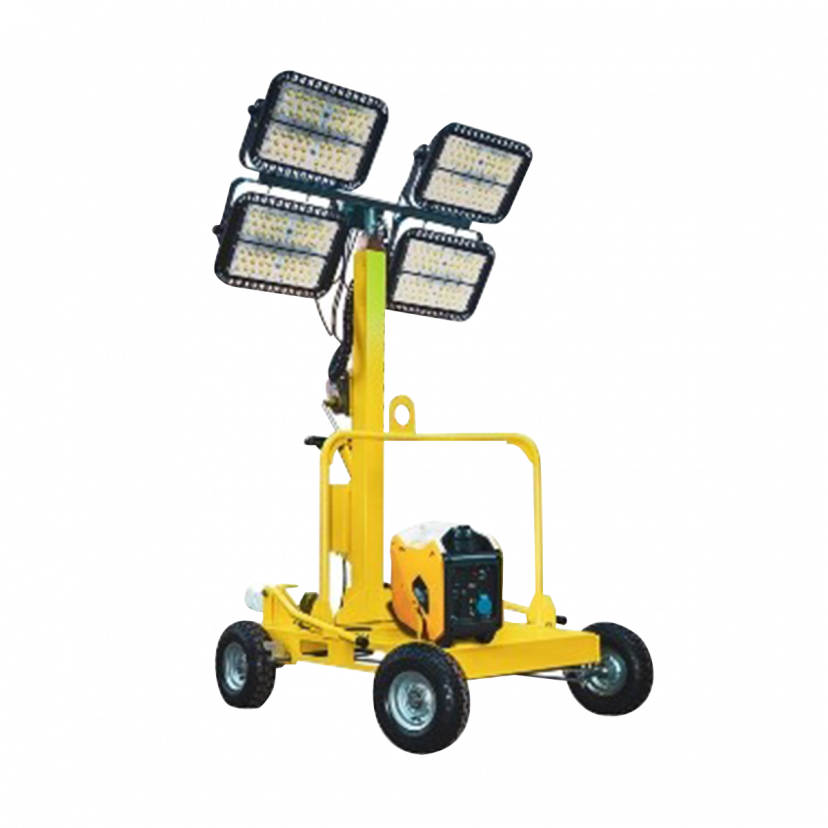 Torre de iluminação LED – 4 × 150 W