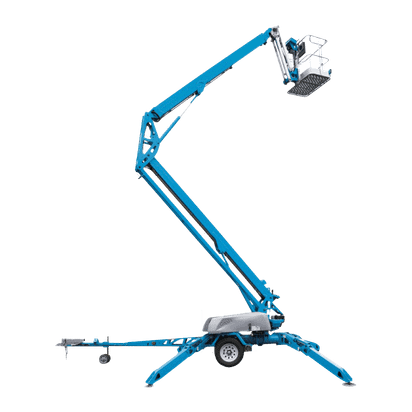 Plataforma elevatória articulada elétrica rebocável – 17 m