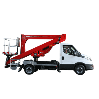 Plataforma elevatória sobre veículo diesel – 20 m