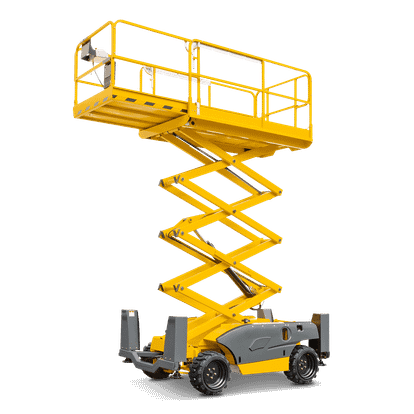 Plataforma elevatória tesoura diesel – 12 m