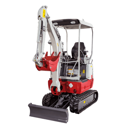 Mini-escavadora lagartas canópia – 1,5 t