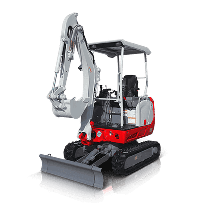 Mini-escavadora lagartas canópia – 1,7 t