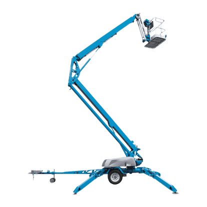 Plataforma elevatória articulada elétrica rebocável – 17 m