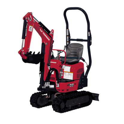 Mini-escavadora de lagartas canópia – 0,8 t